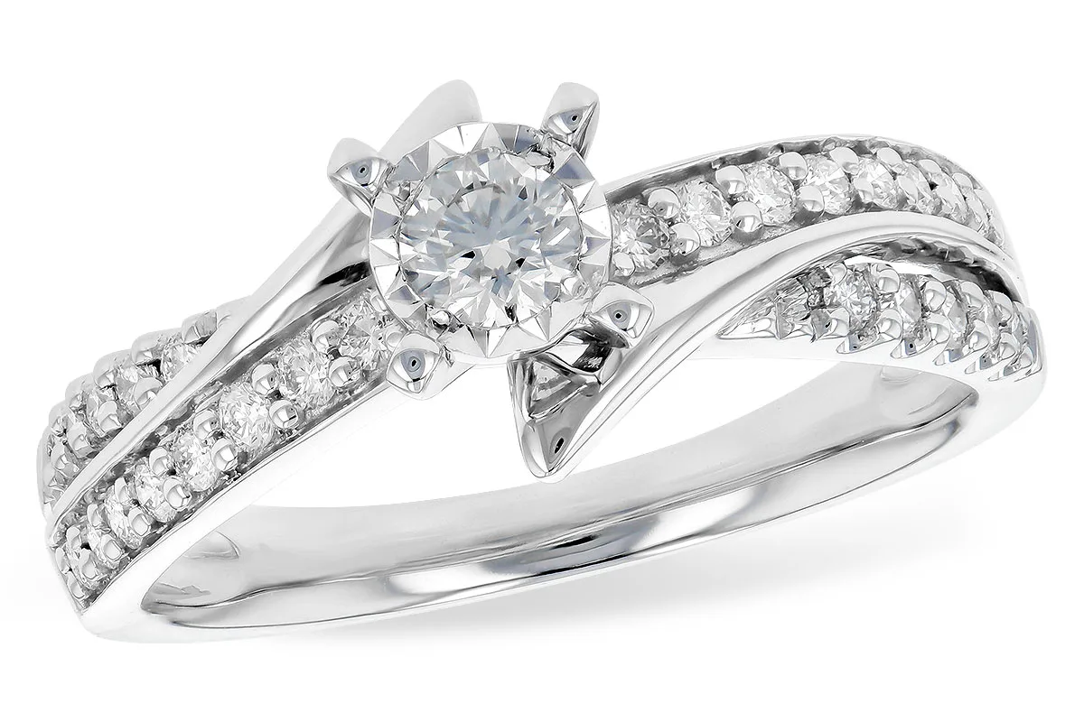 Diamond Engagement Ring in white gold