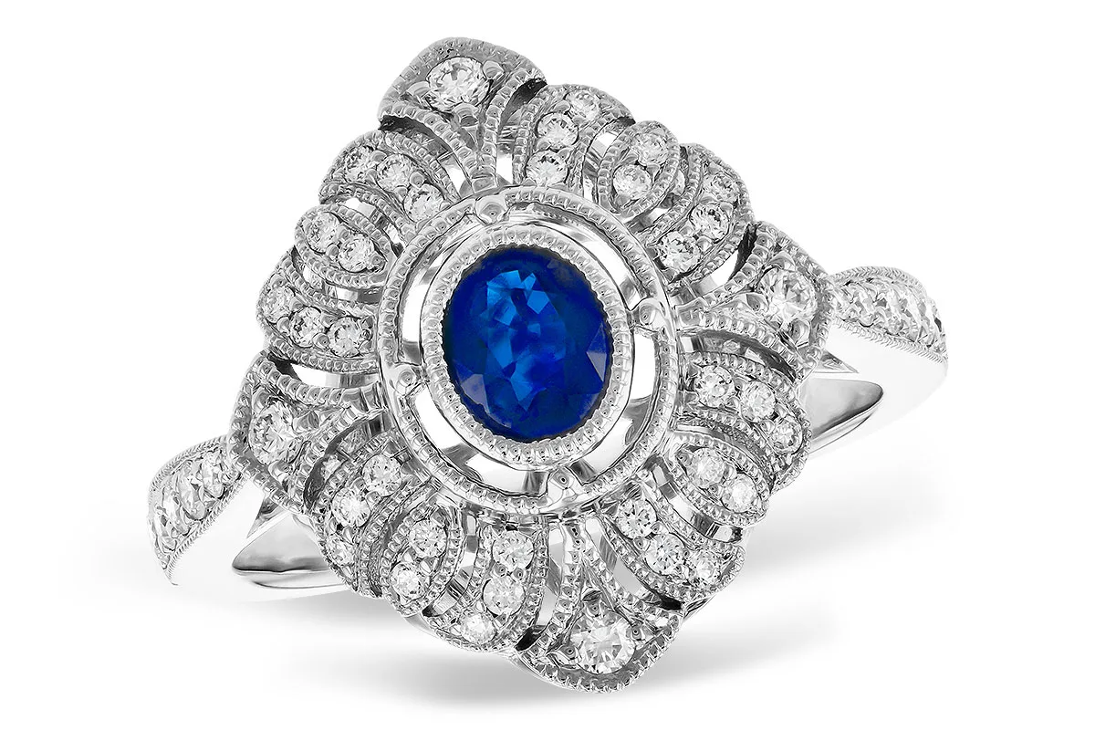 Sapphire Ring in white gold