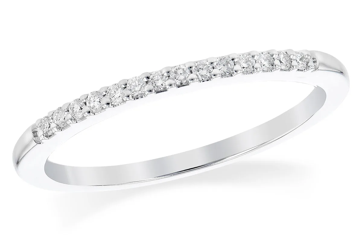 Diamond Wedding Band in white gold