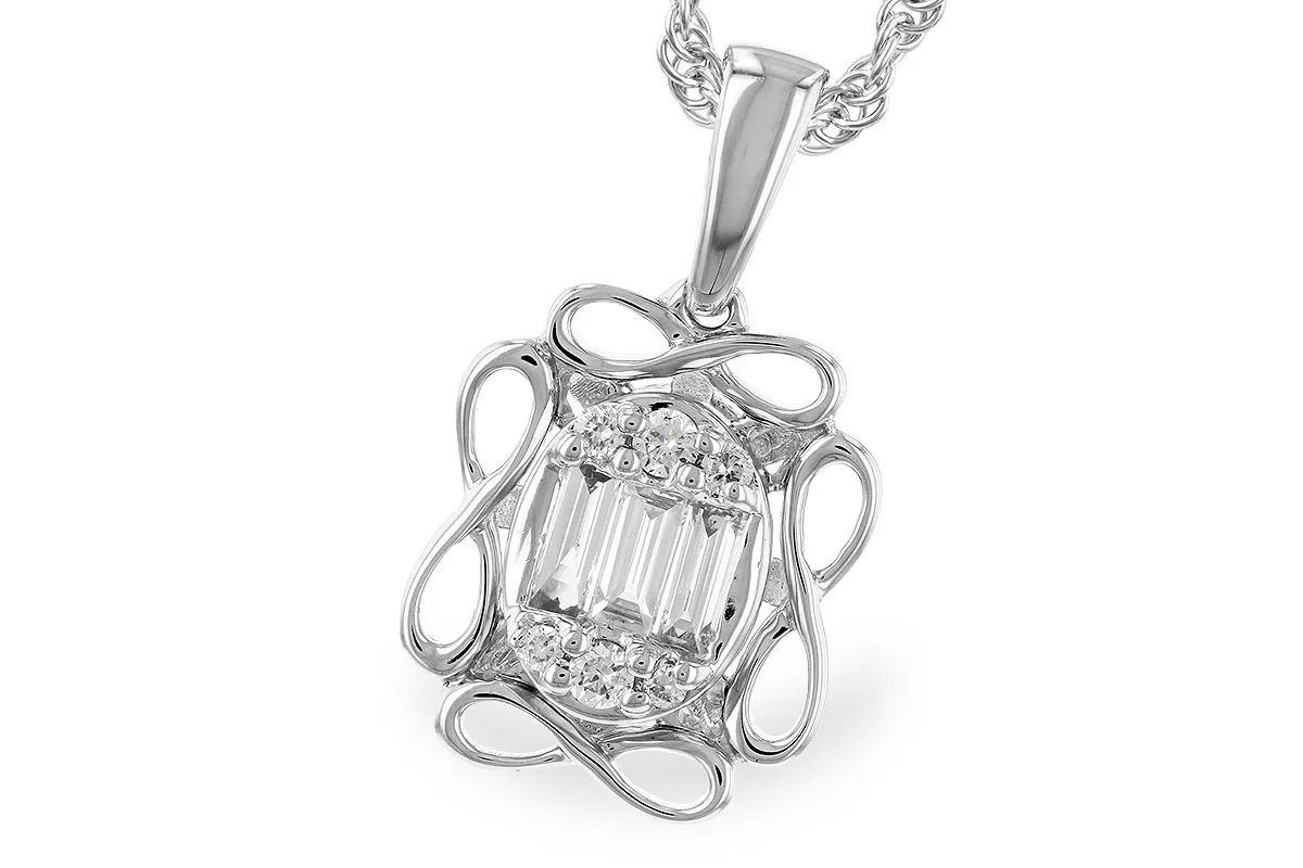 Diamond Necklace in white gold