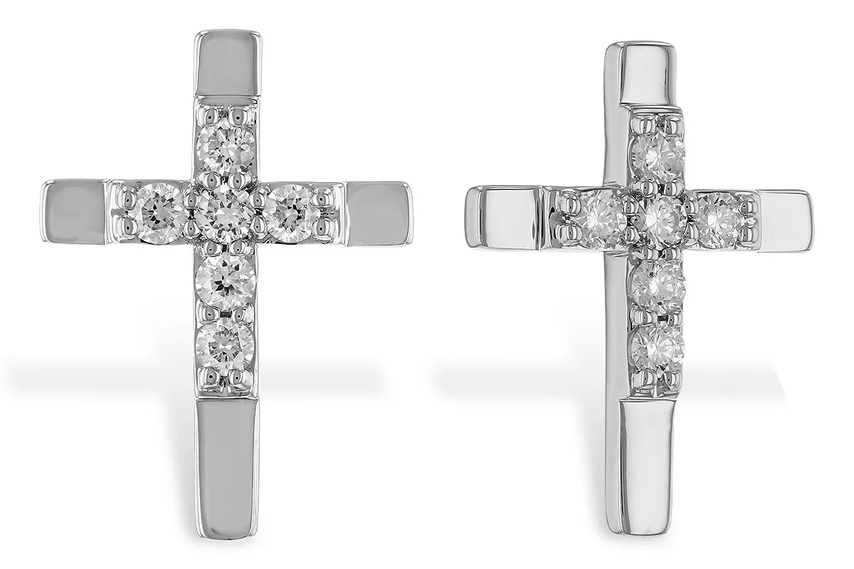 Diamond Earrings in white gold