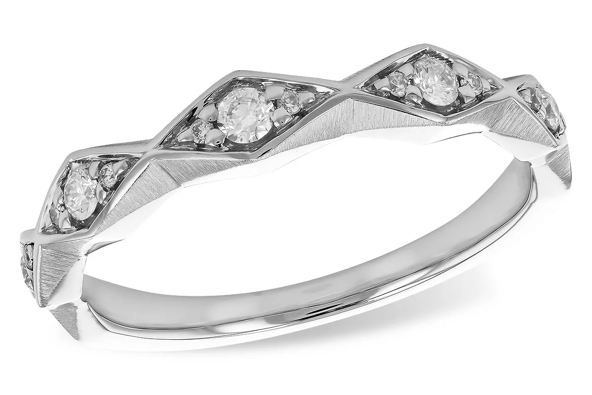Diamond Wedding Band in white gold