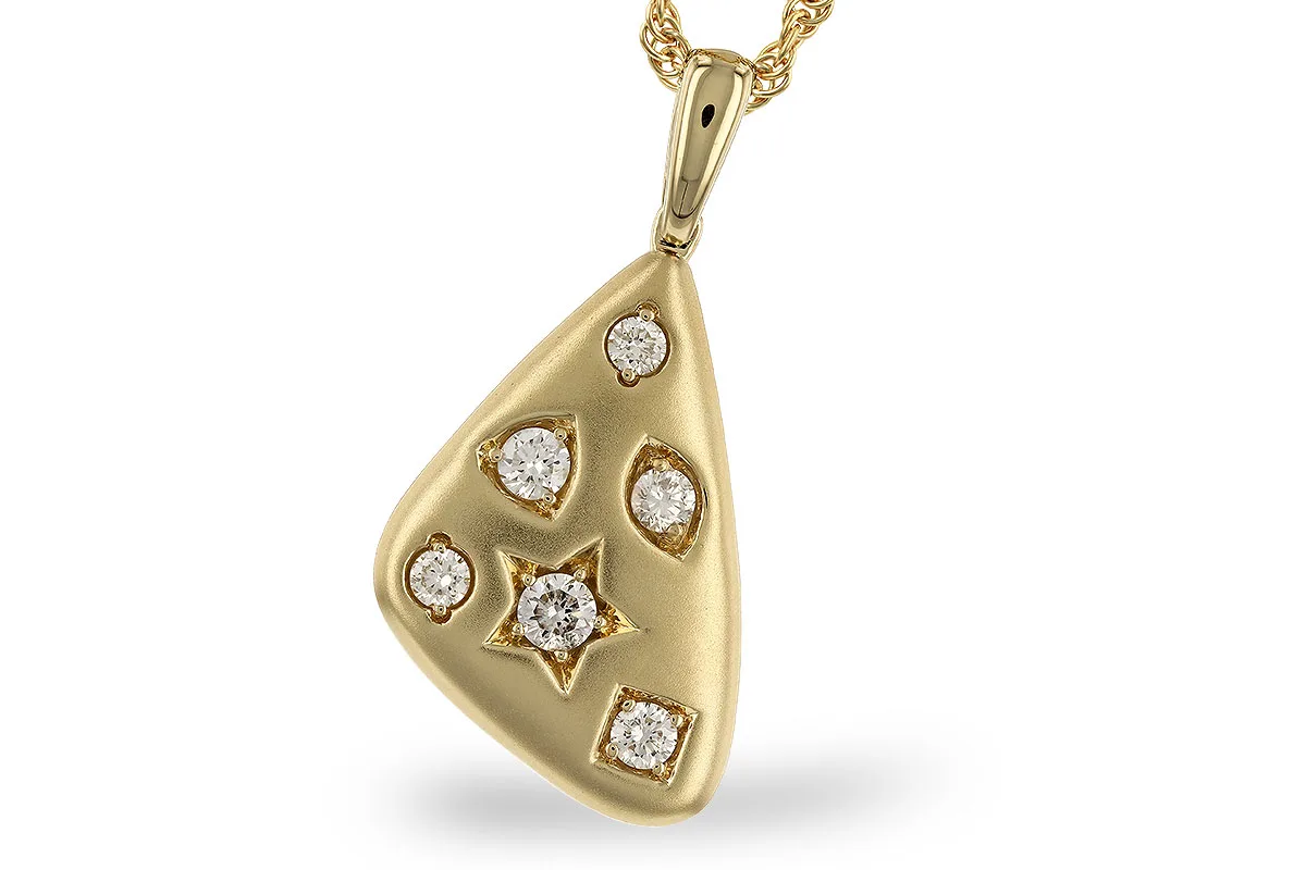Diamond Necklace in yellow gold