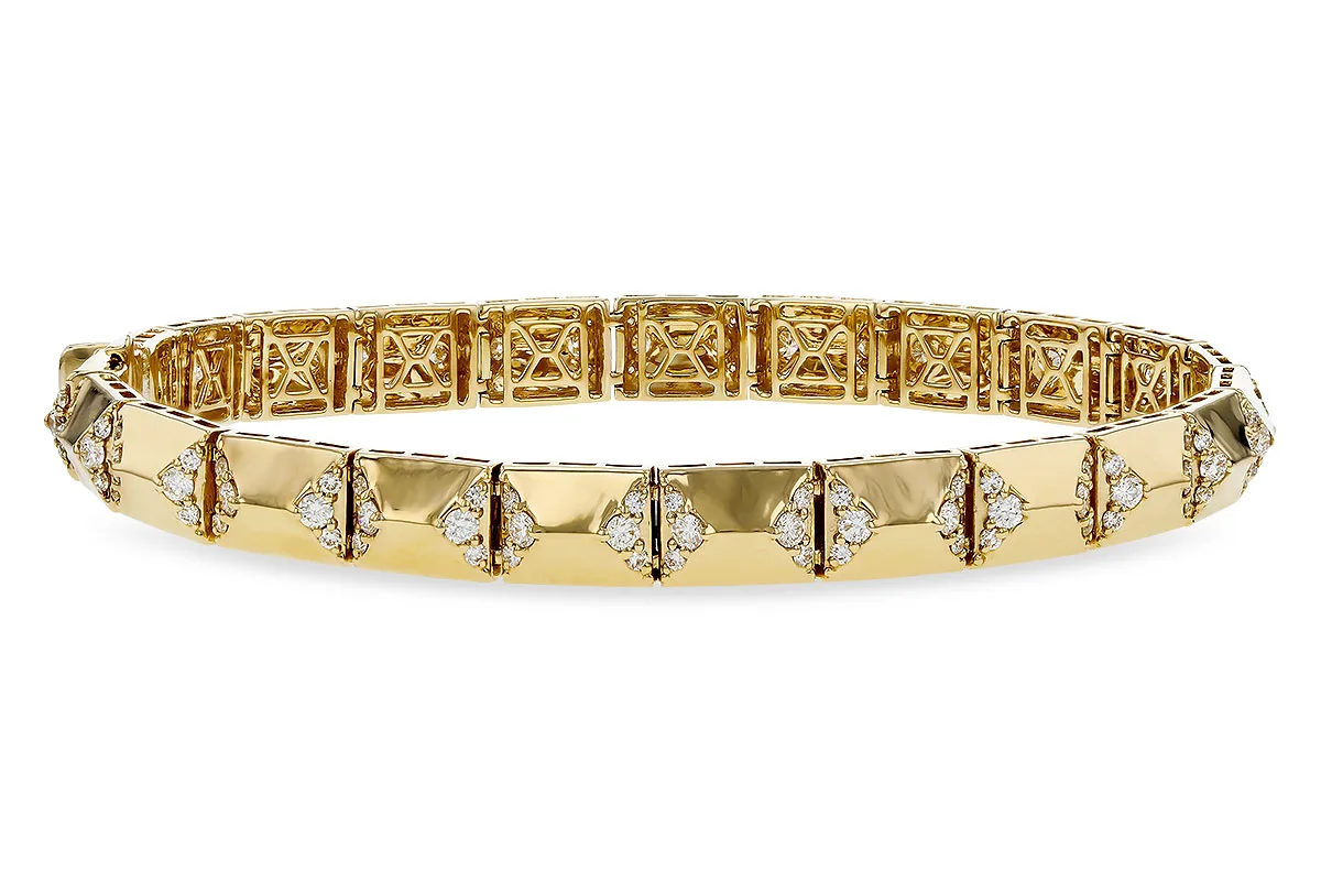 Diamond Bracelet in yellow gold