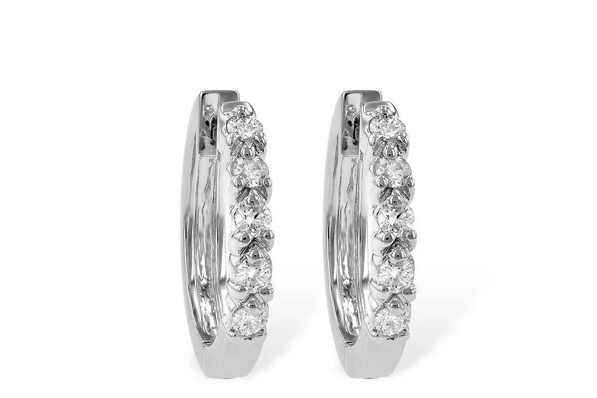 Diamond Earrings in white gold