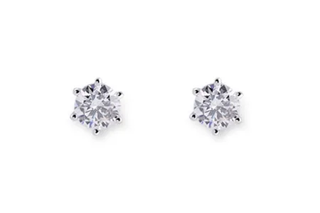 Diamond Earrings in white gold