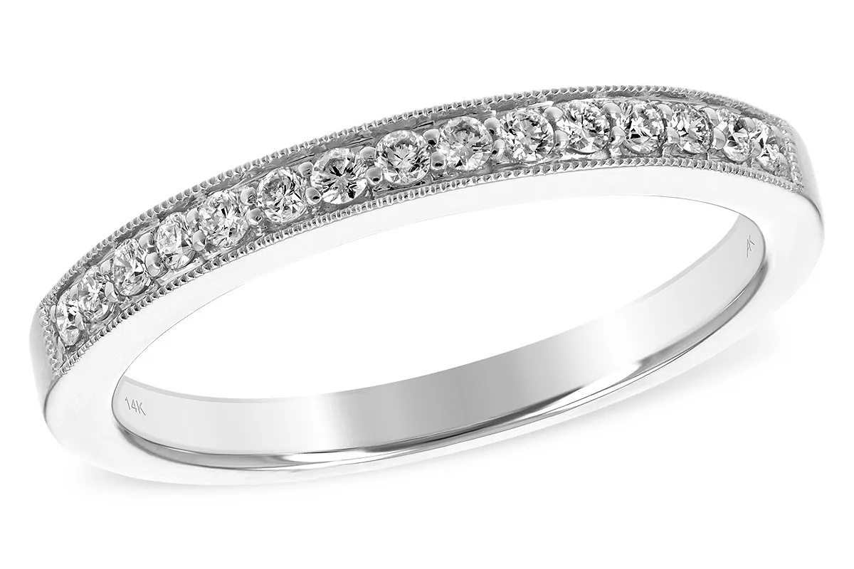 Diamond Wedding Band in white gold