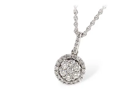 Diamond Necklace in white gold