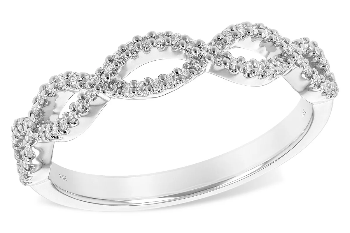 Diamond Wedding Band in white gold