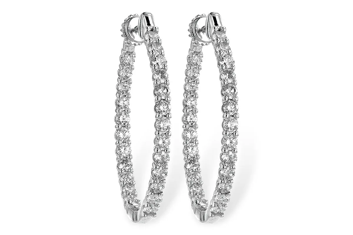Diamond Earrings in white gold