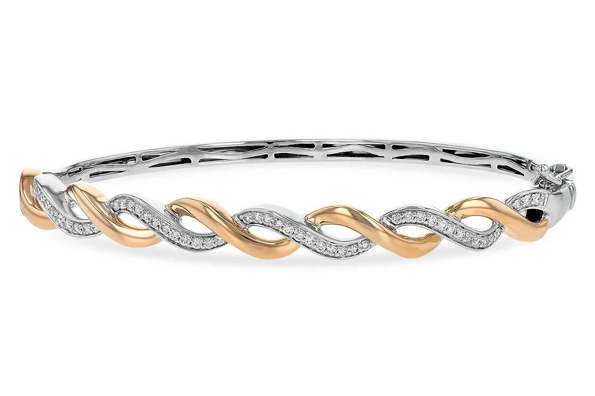Diamond Bracelet in two-tone (reversed)