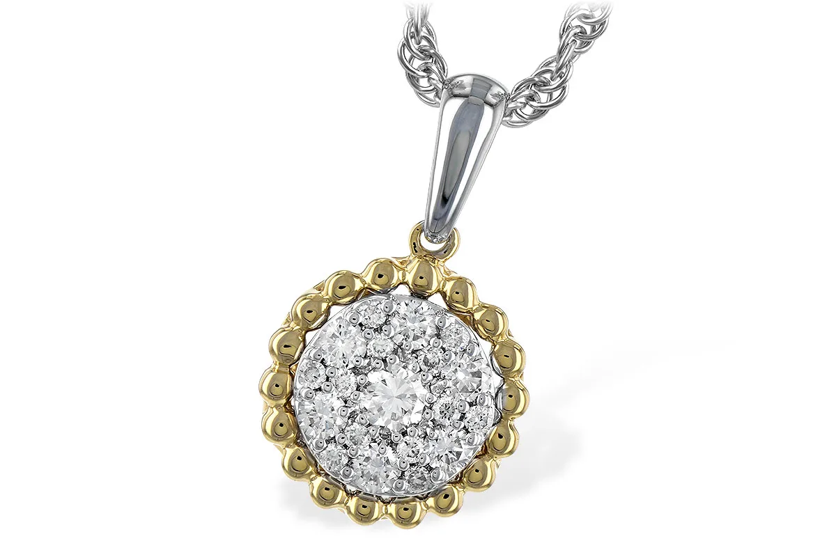 Diamond Necklace in two-tone (reversed)