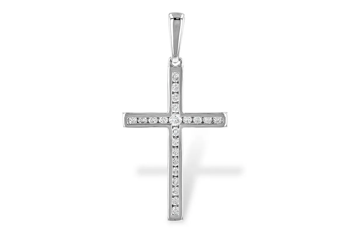 Diamond Pendant in white gold