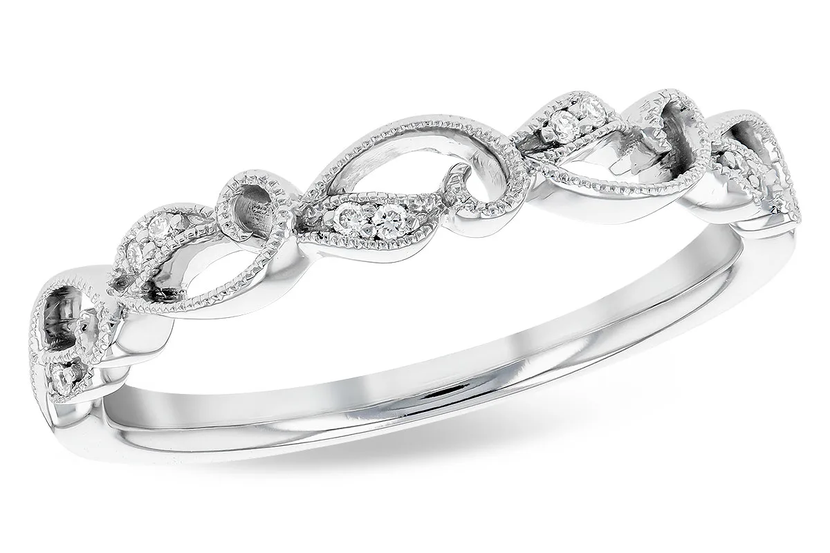 Diamond Wedding Band in white gold