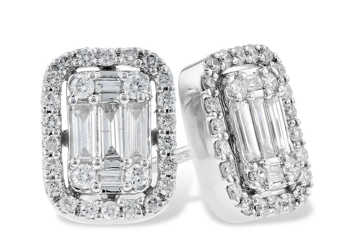 Diamond Earrings in white gold