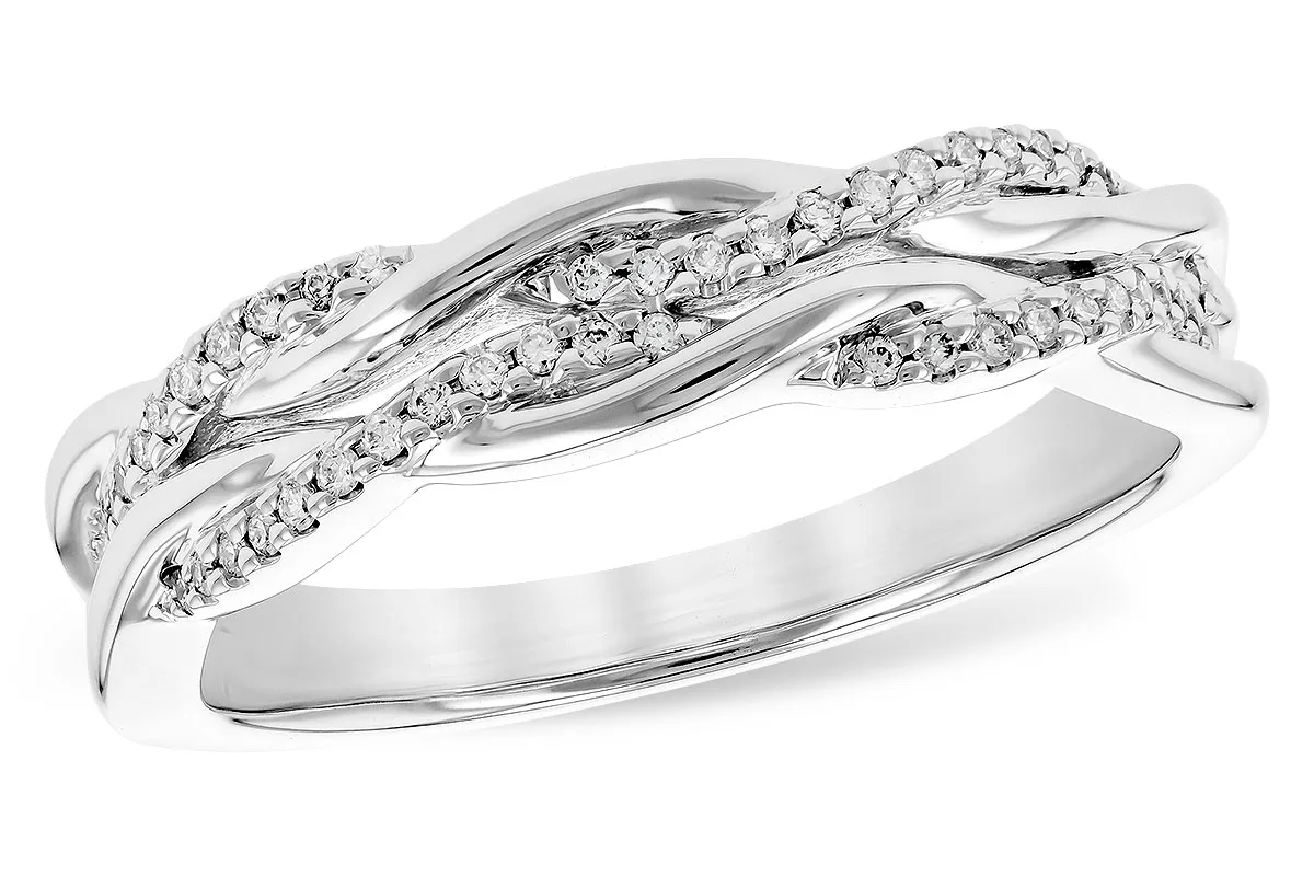 Diamond Wedding Band in white gold