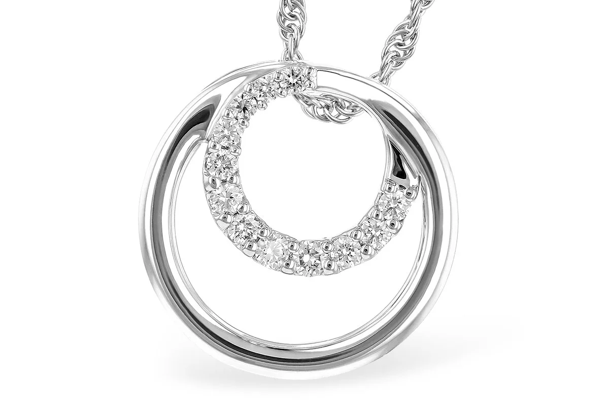 Diamond Necklace in white gold