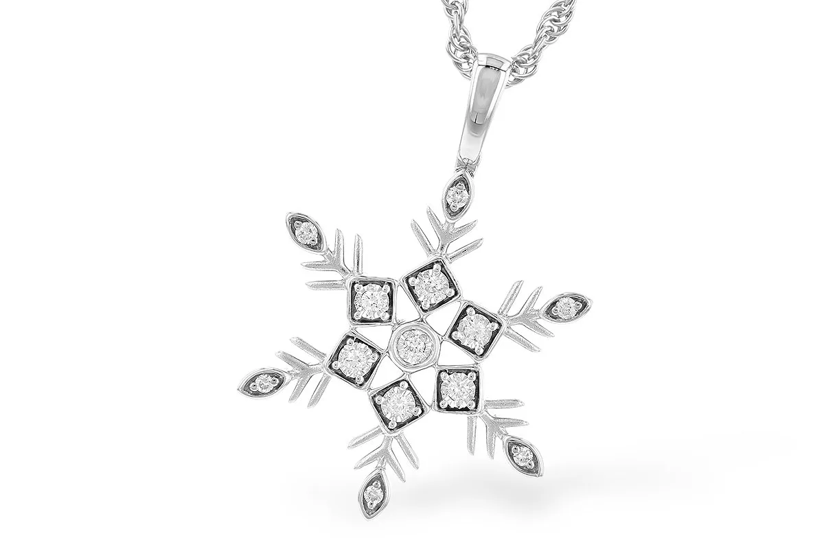 Diamond Necklace in white gold