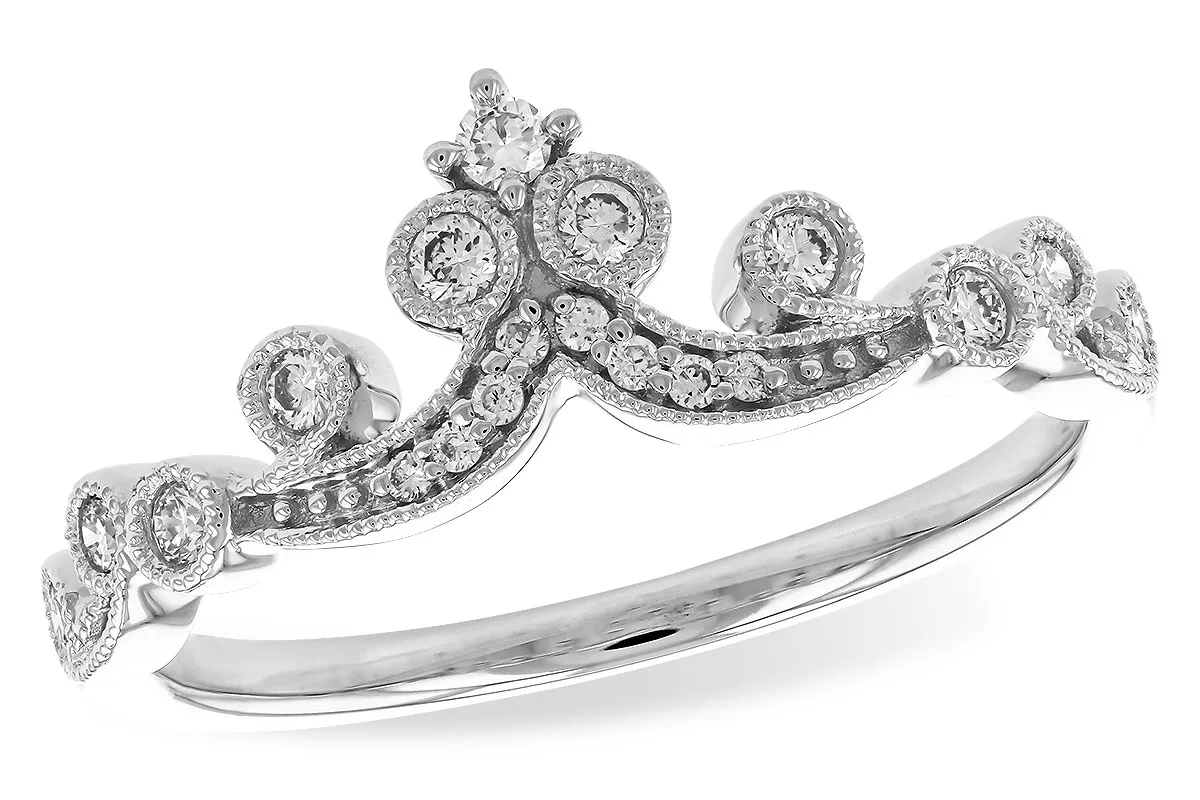 Diamond Ring Enhancer in white gold