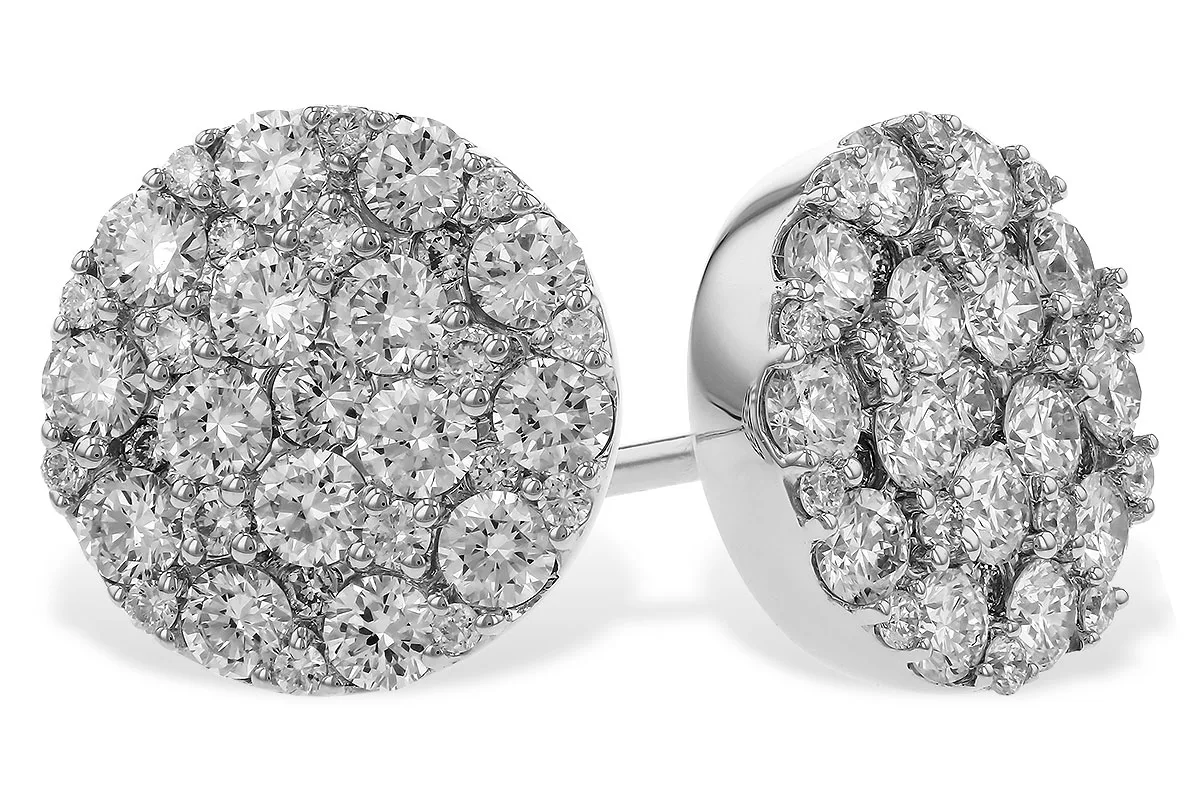 Diamond Earrings in white gold