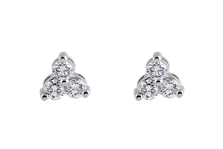 Diamond Earrings in white gold