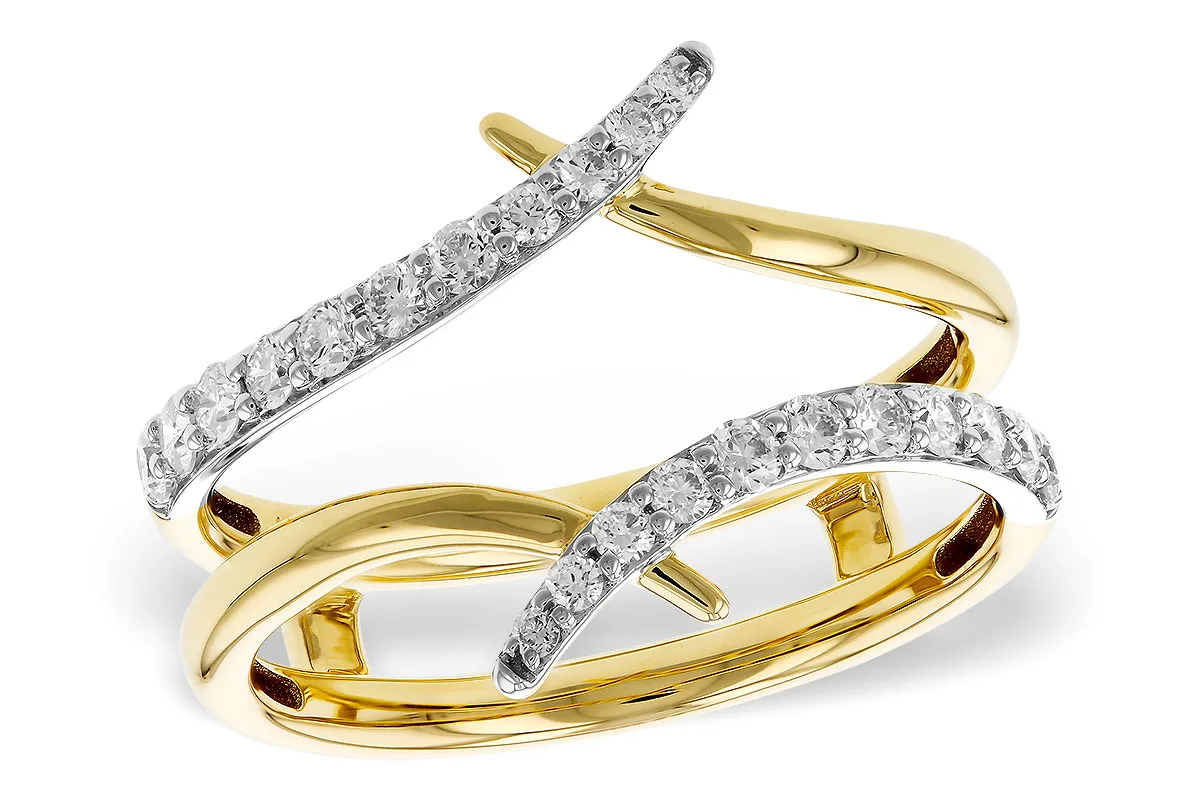 Diamond Anniversary Band in yellow & white