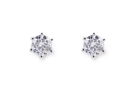 Diamond Earrings in white gold