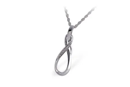 Diamond Necklace in white gold