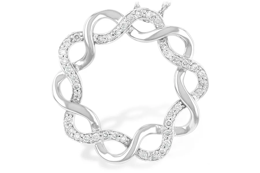 Diamond Necklace in white gold