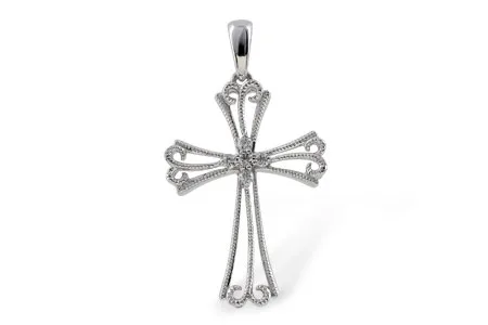 Diamond Pendant in white gold