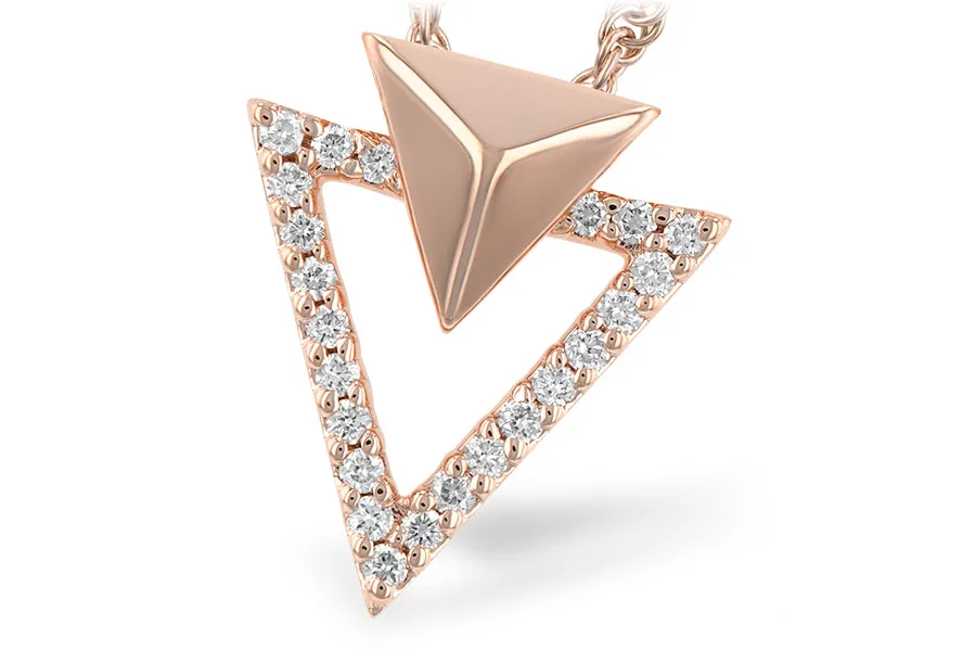 Diamond Necklace in rose gold