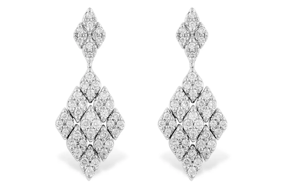 Diamond Earrings in white gold