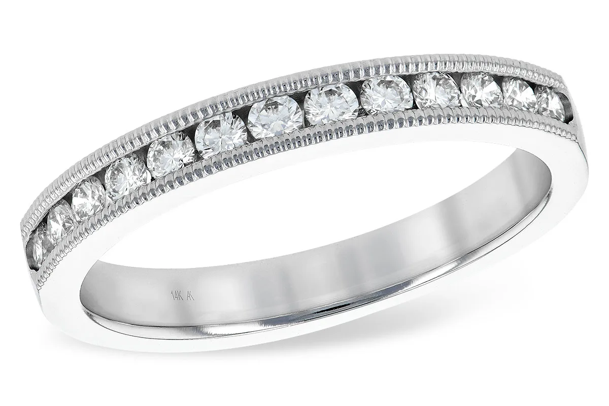 Diamond Wedding Band in white gold