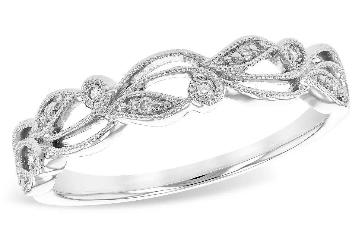Diamond Wedding Band in white gold