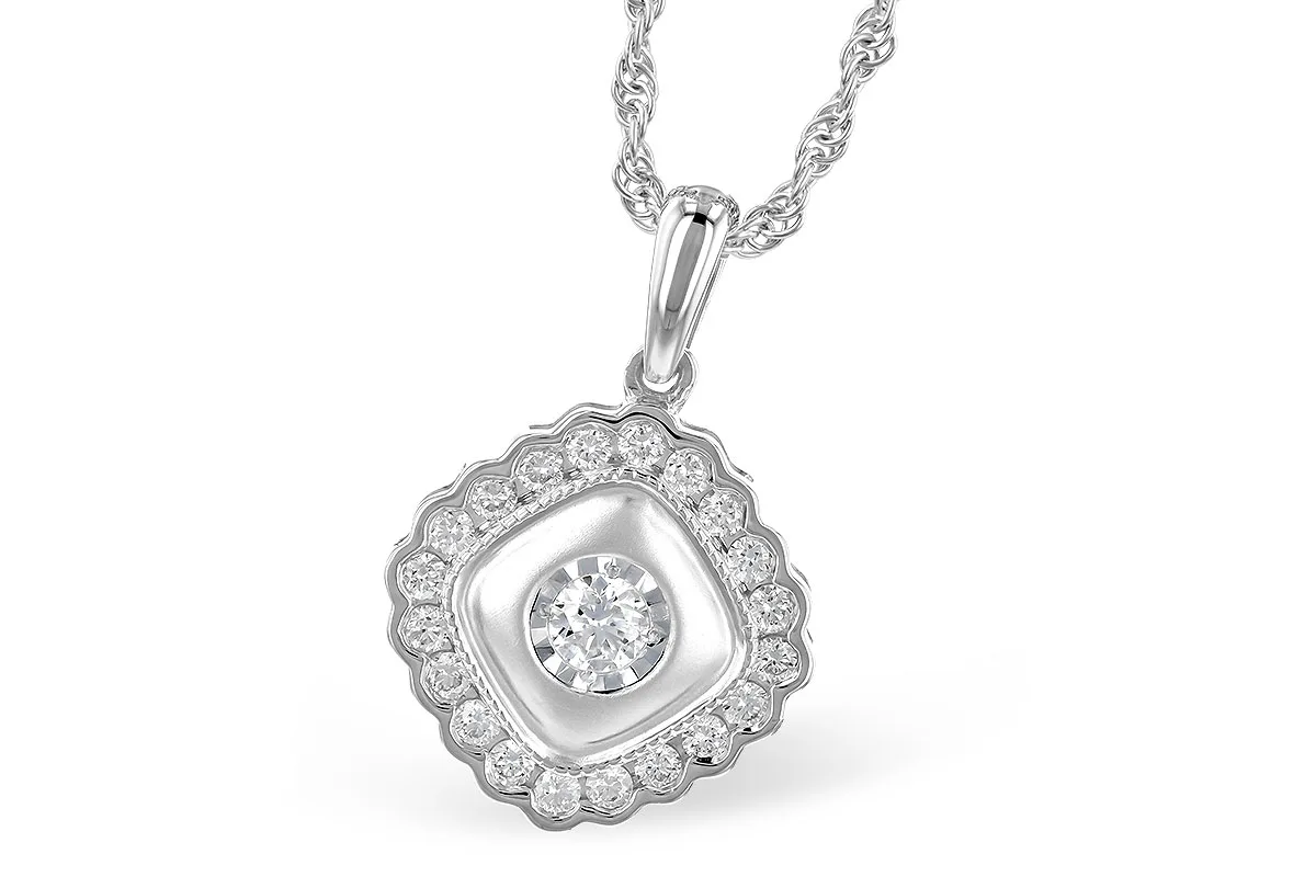 Diamond Necklace in white gold