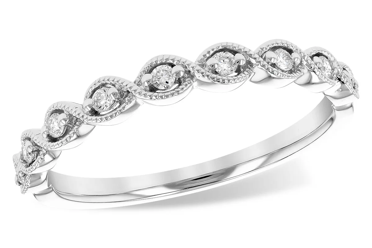 Diamond Wedding Band in white gold