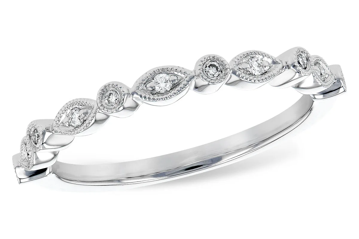 Diamond Wedding Band in white gold
