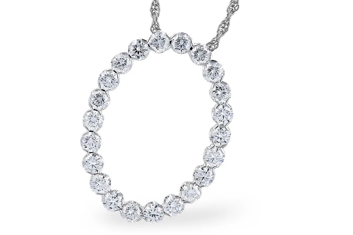 Diamond Necklace in white gold