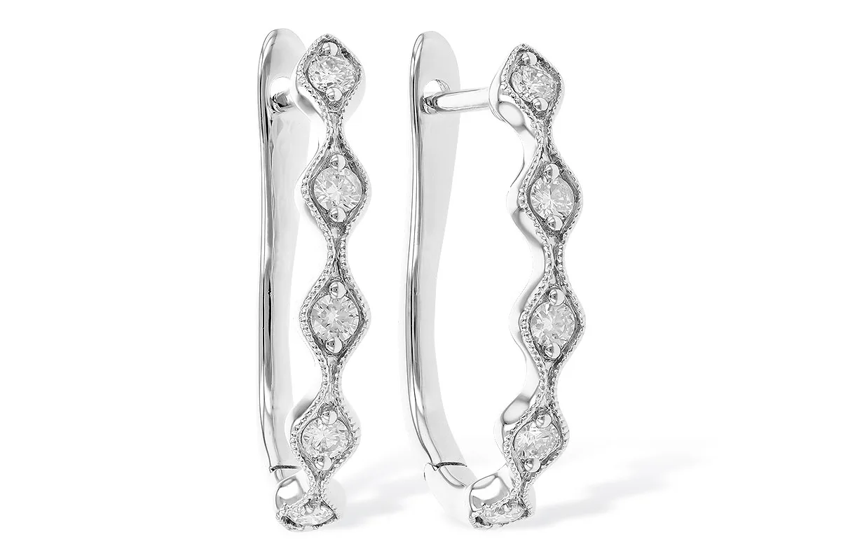 Diamond Earrings in white gold