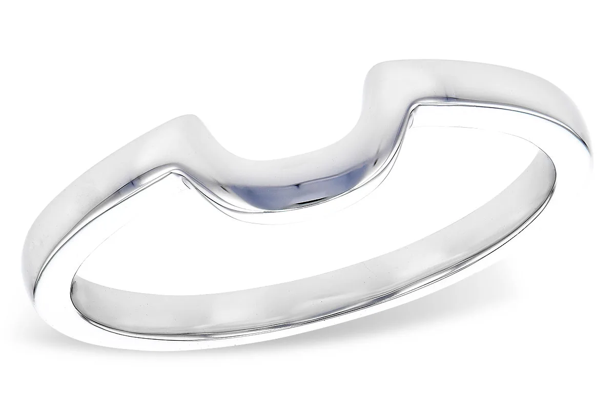 Gold Wedding Band in white gold