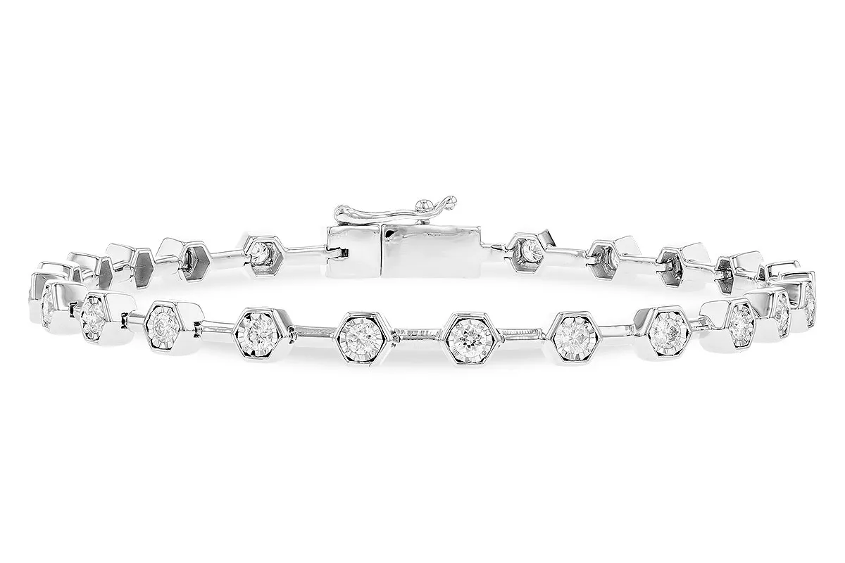 Diamond Bracelet in white gold