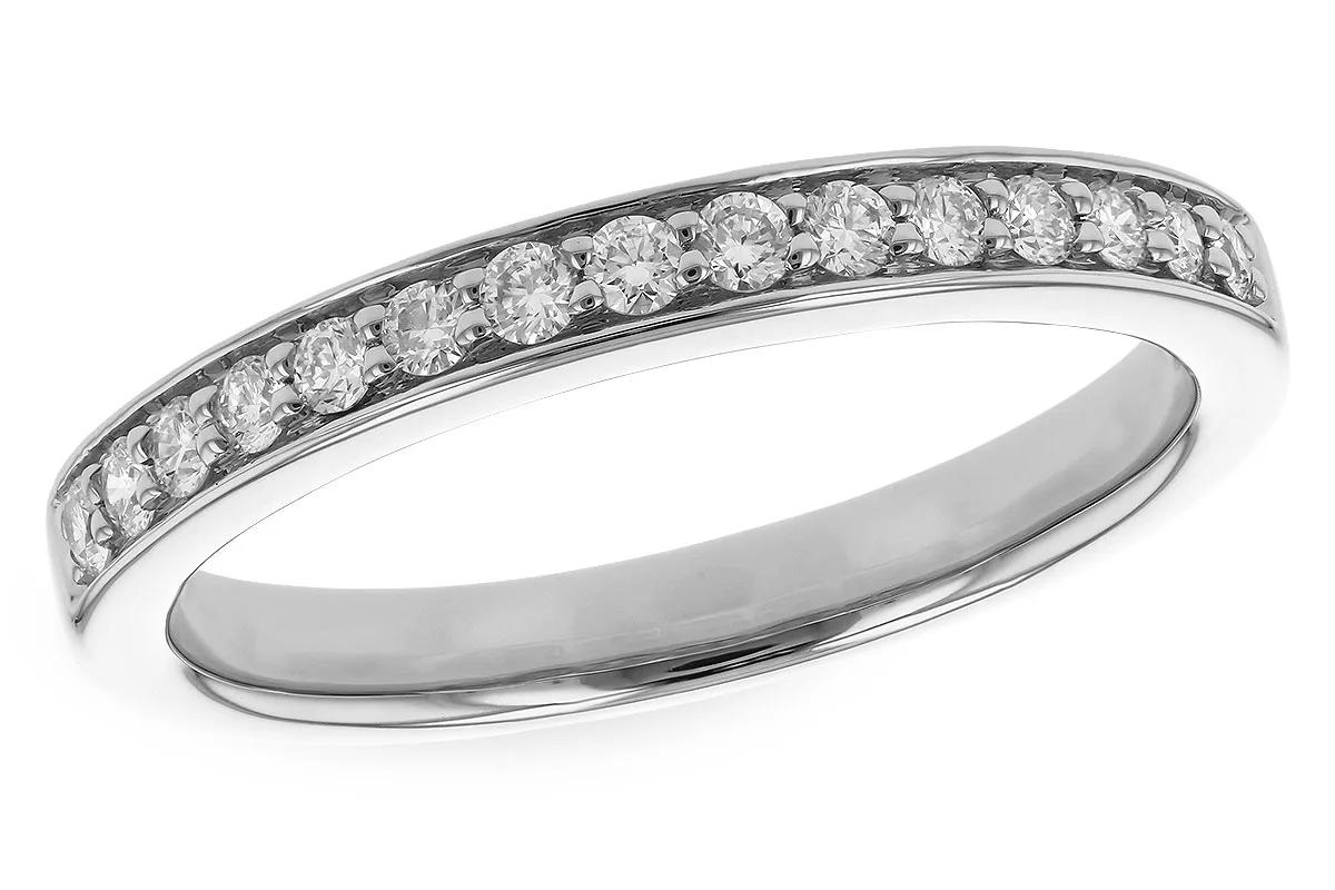 Diamond Wedding Band in white gold