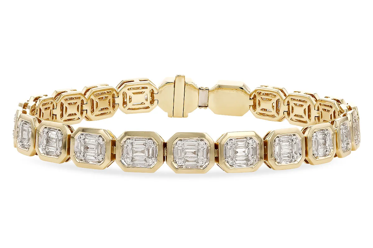 Diamond Bracelet in yellow gold