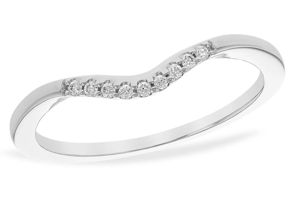 Diamond Wedding Band in white gold