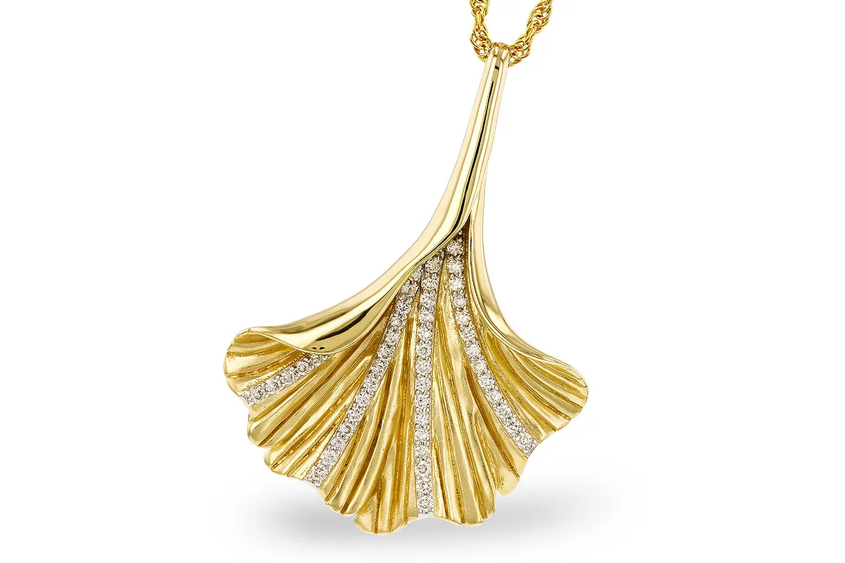 Diamond Necklace in yellow gold