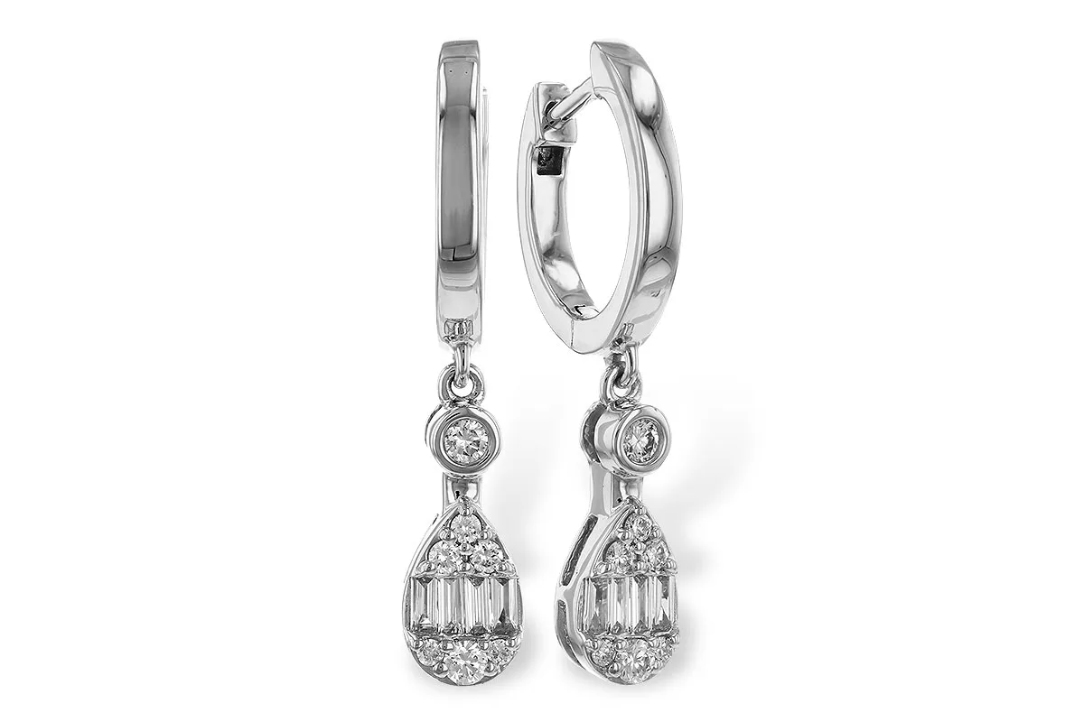 Diamond Earrings in white gold