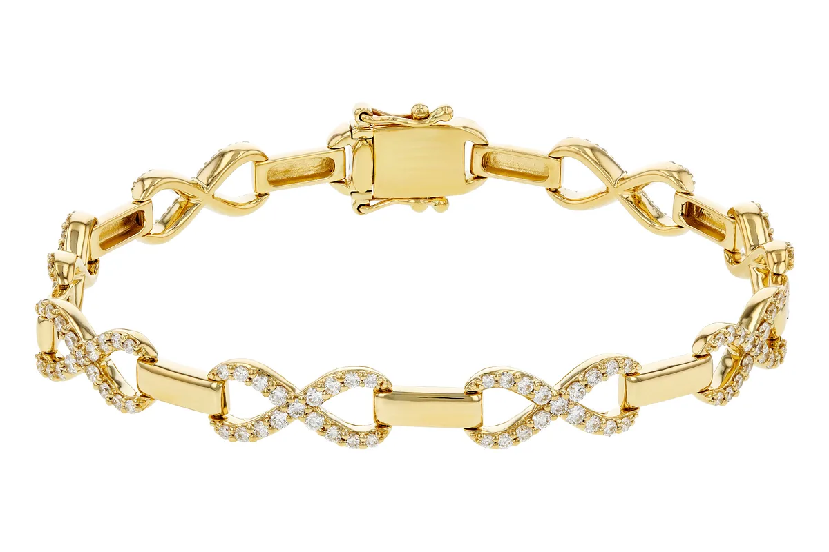 Diamond Bracelet in yellow gold