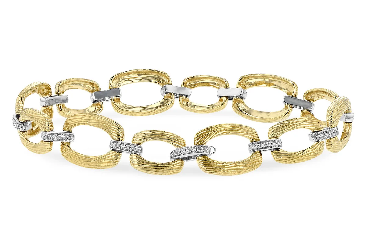Diamond Bracelet in two-tone