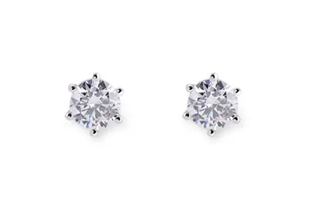 Diamond Earrings in white gold