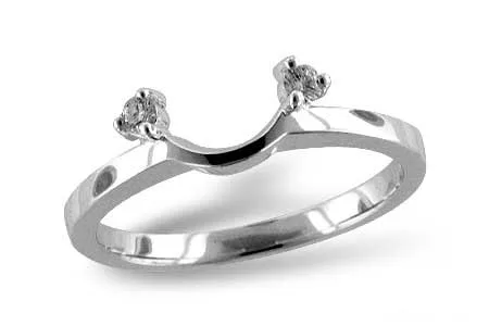 Diamond Ring Enhancer in white gold